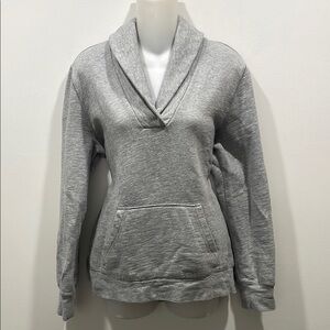Tommy Hilfiger Gray Shawl Collar Sweatshirt size large